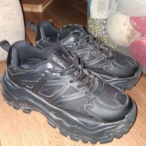 Black Chunky Shoes
